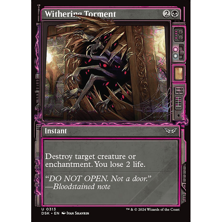 Withering Torment (Showcase) | Español | NM | DSK 1