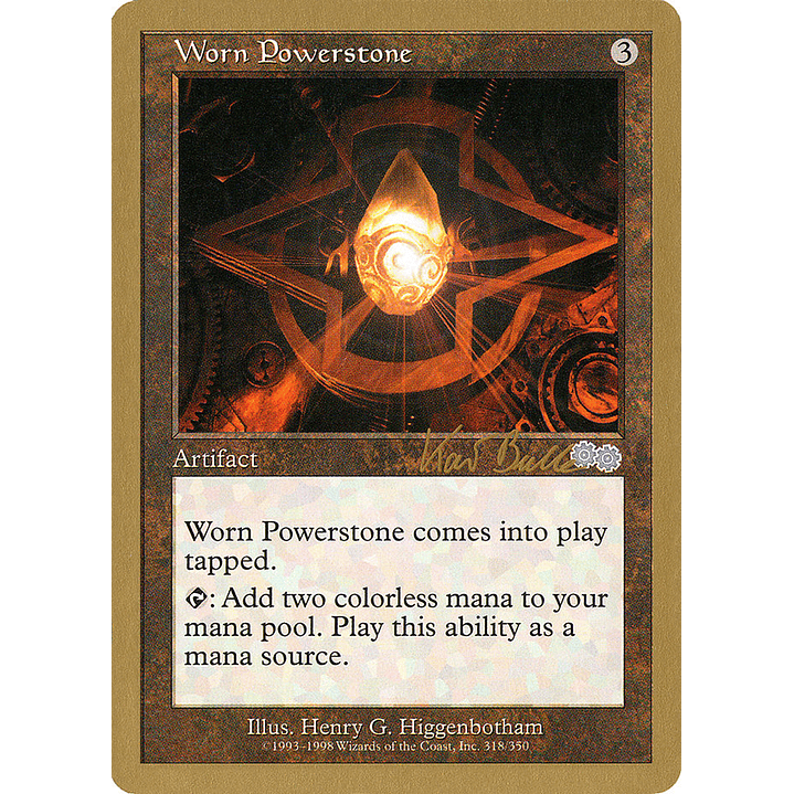 Worn Powerstone (Retro Frame) | Inglés | EX | WC99 1