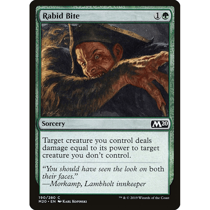 Rabid Bite | Inglés | NM | M20 1