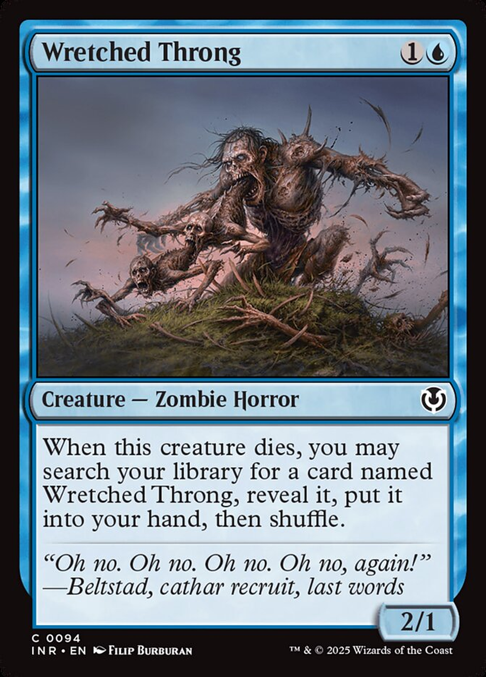 Wretched Throng | Inglés | NM | INR 1