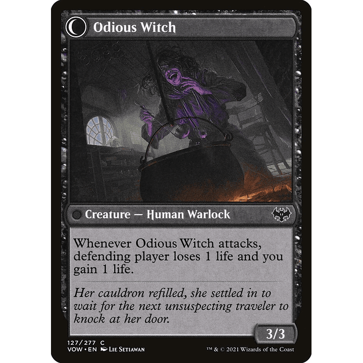 Ragged Recluse // Odious Witch | Español | EX | VOW 2