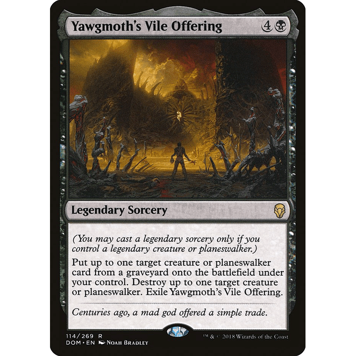 Yawgmoth's Vile Offering | Inglés | EX | DOM 1