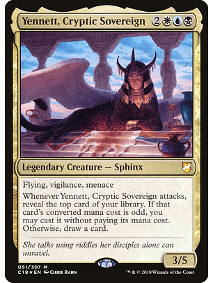 Yennett, Cryptic Sovereign (foil) | Inglés | EX | C18