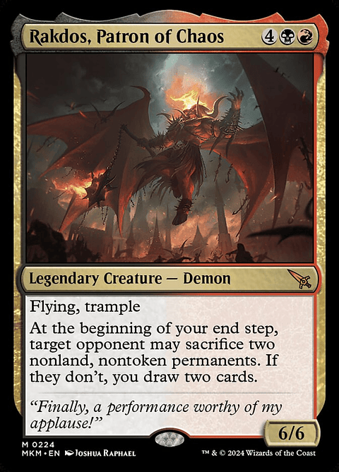 Rakdos, Patron of Chaos | Inglés | NM | MKM