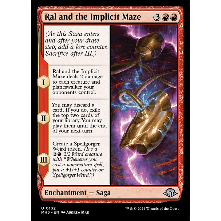 Ral and the Implicit Maze | Inglés | NM | MH3 1