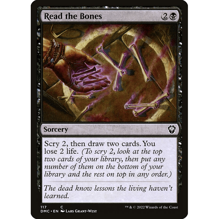 Read the Bones | Inglés | NM | DMC 1