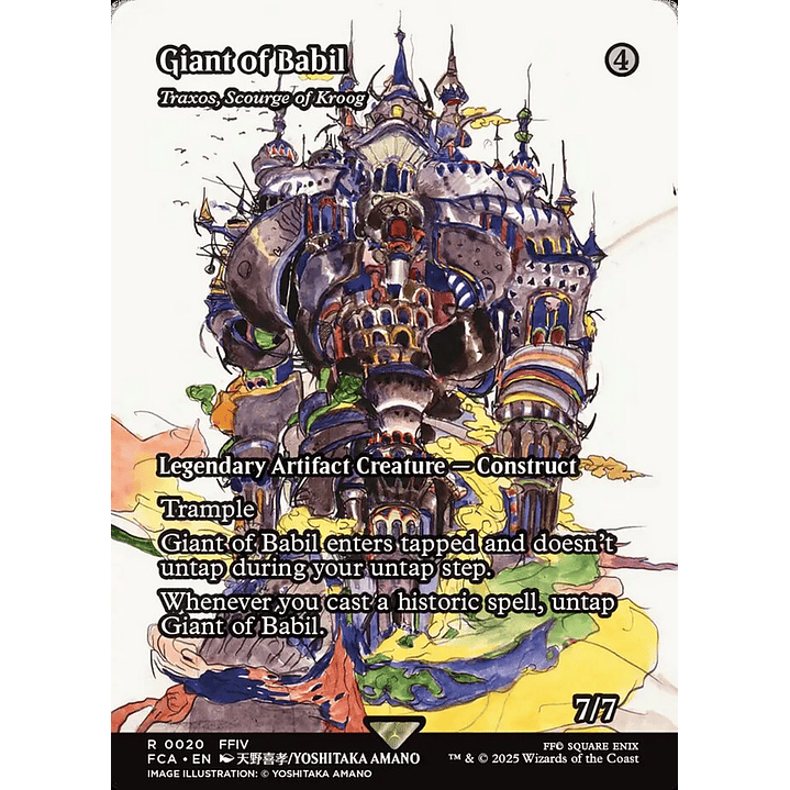 Traxos, Scourge of Kroog (Borderless) | Inglés | NM | FCA 1