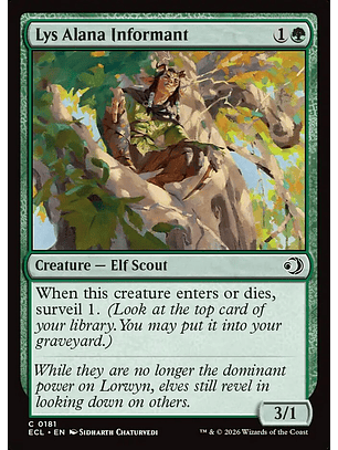 Lys Alana Informant (foil) | Inglés | NM | ECL