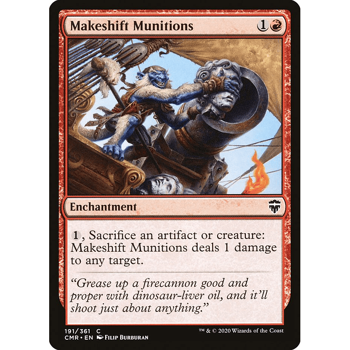 Makeshift Munitions | Inglés | EX | CMR 1