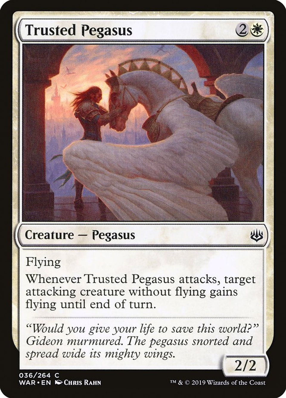 Trusted Pegasus | Inglés | NM | WAR 1