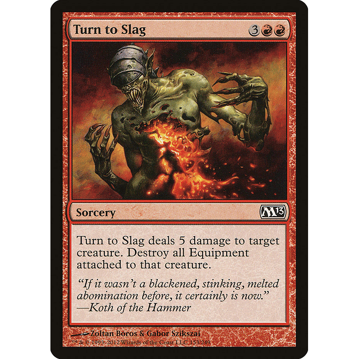 Turn to Slag | Español | EX | M13 1