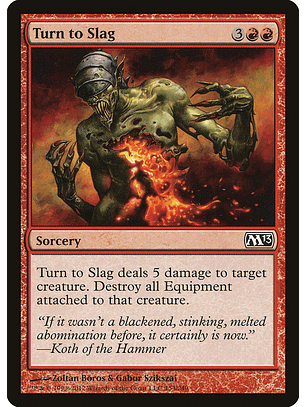Turn to Slag | Español | NM | M13