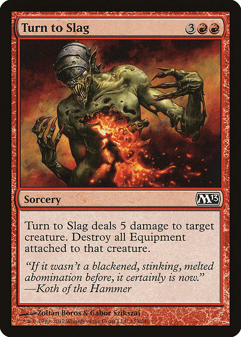 Turn to Slag | Español | NM | M13