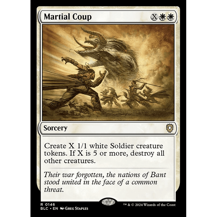 Martial Coup | Inglés | NM | BLC 1