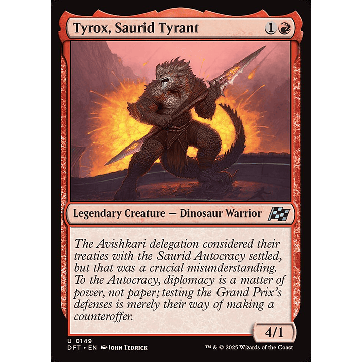 Tyrox, Saurid Tyrant | Inglés | NM | DFT 1