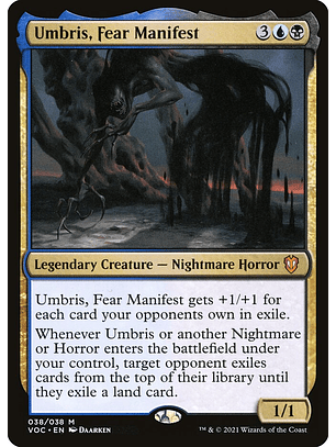 Umbris, Fear Manifest | Inglés | EX | VOC