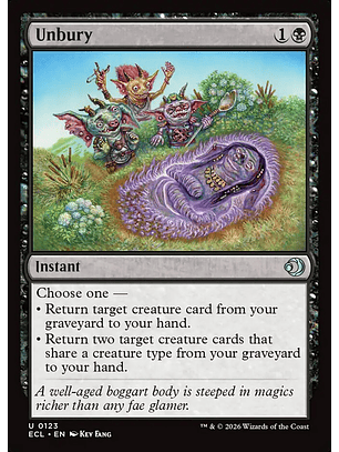 Unbury (foil) | Inglés | NM | ECL