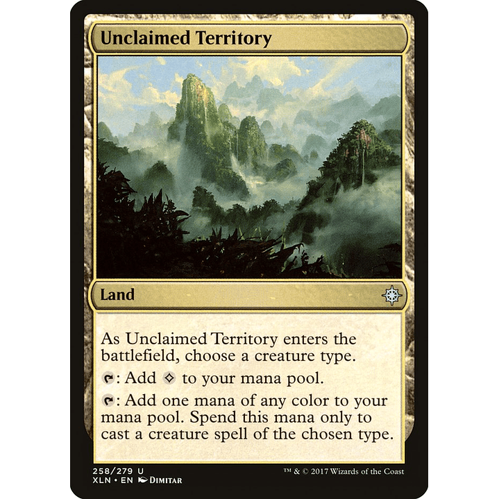 Unclaimed Territory | Inglés | EX | XLN 1