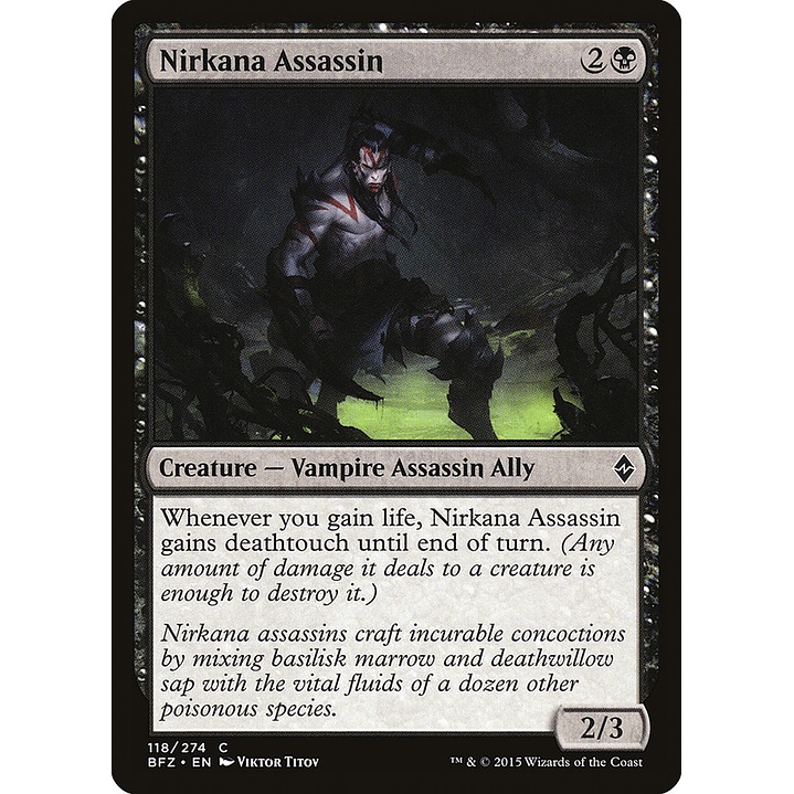 Nirkana Assassin | Inglés | EX | BFZ 1