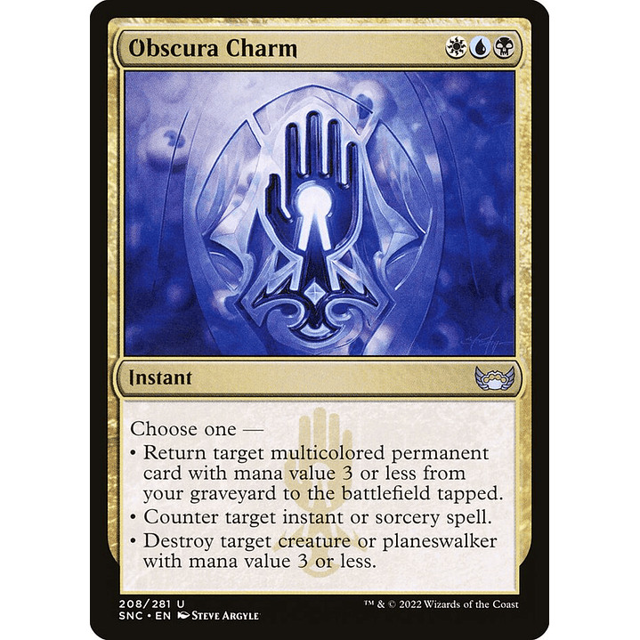 Obscura Charm (foil) | Español | NM | SNC 1
