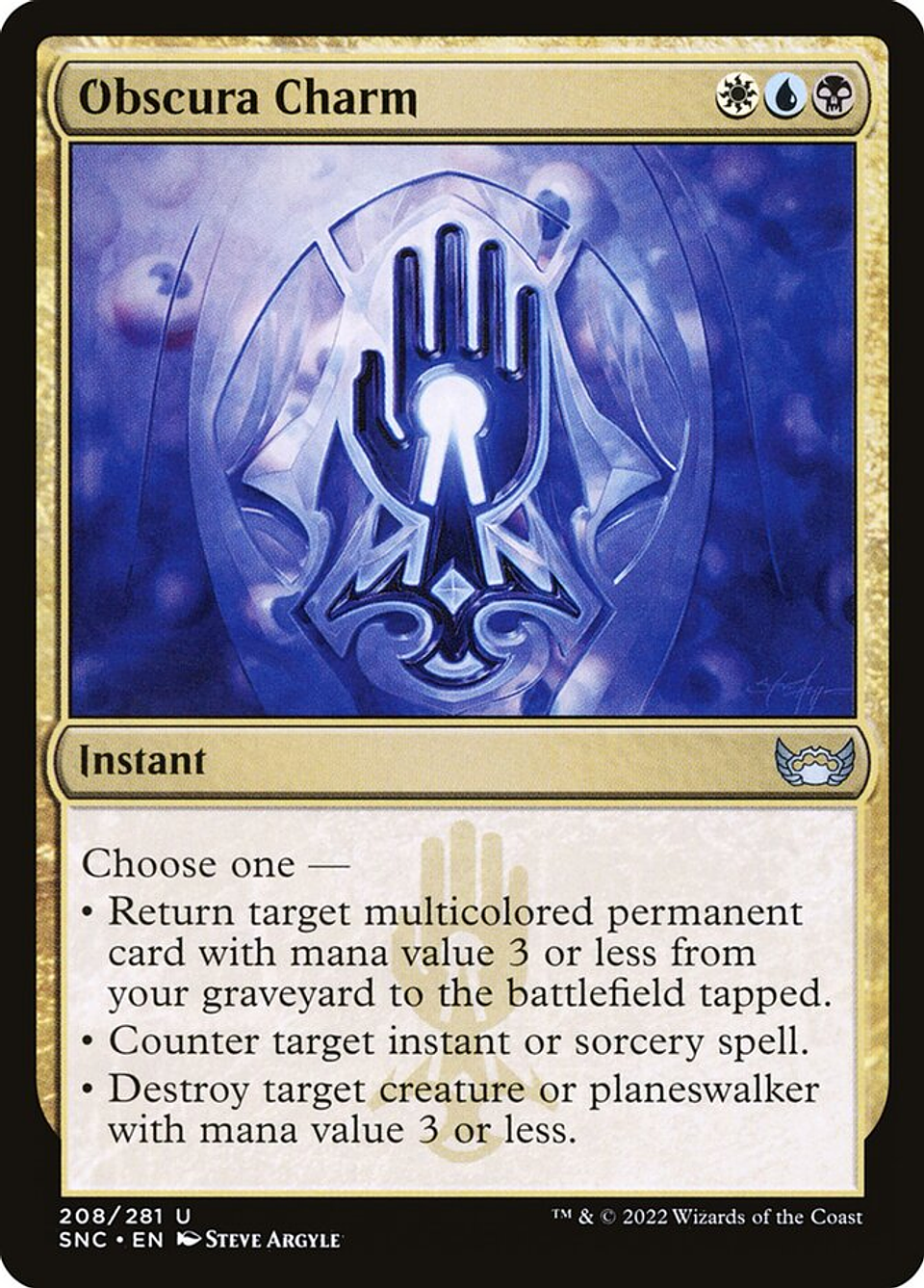 Obscura Charm (foil) | Español | NM | SNC 1
