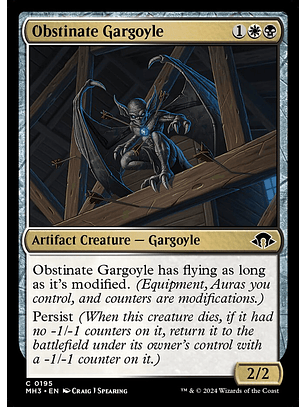 Obstinate Gargoyle | Español | NM | MH3