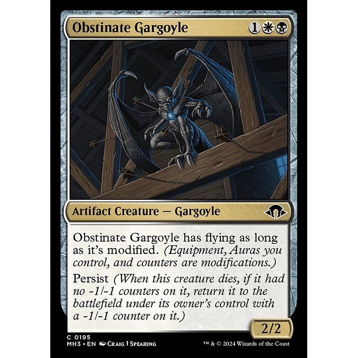 Obstinate Gargoyle | Español | NM | MH3 1