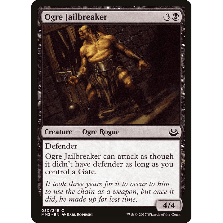 Ogre Jailbreaker | Inglés | EX | MM3 1