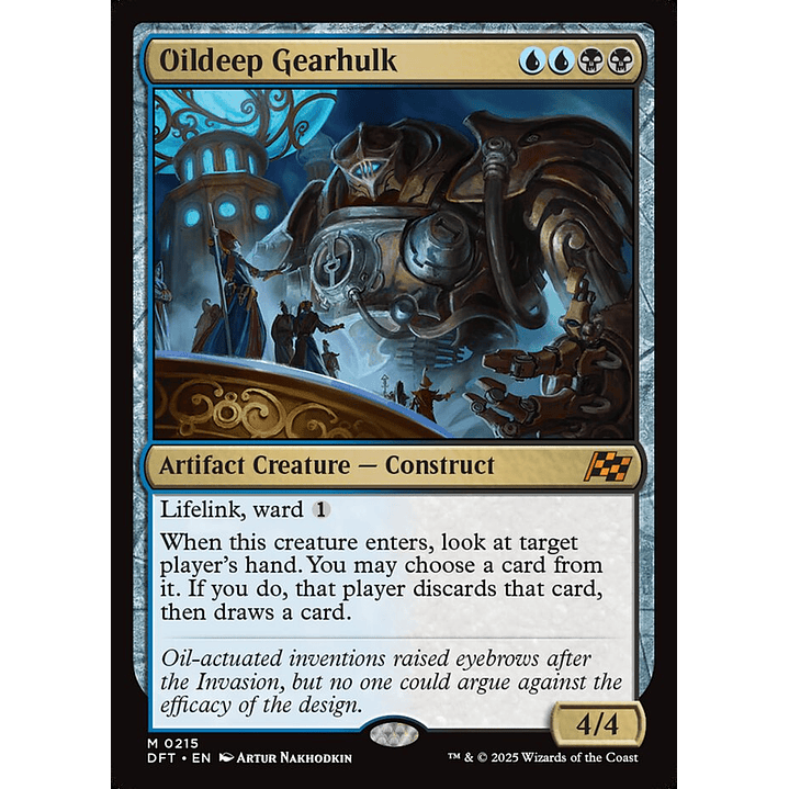 Oildeep Gearhulk | Inglés | NM | DFT 1