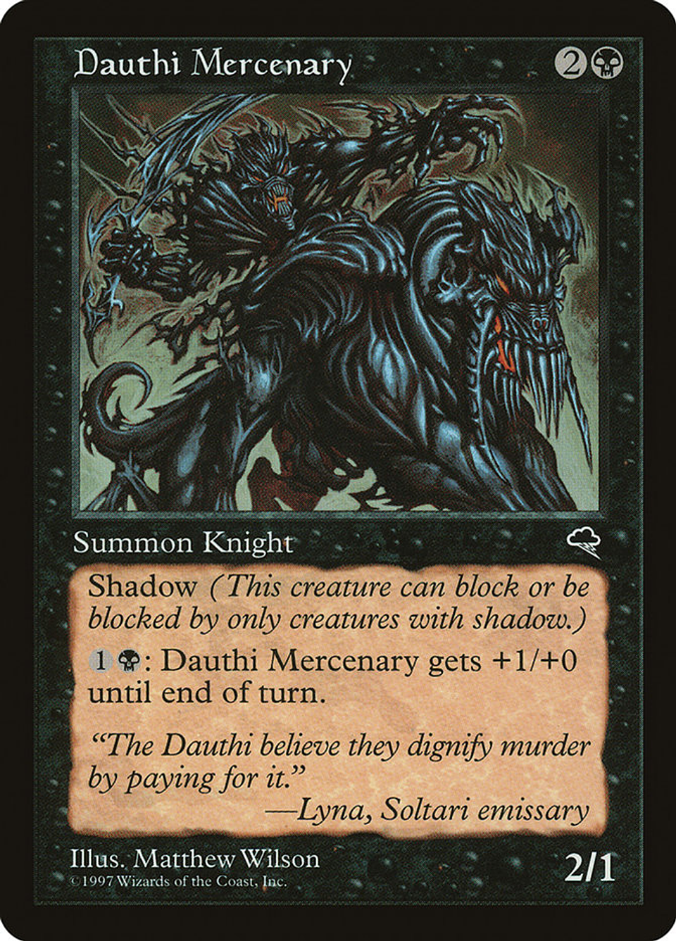 Dauthi Mercenary (Retro Frame) | Inglés | HP | TMP 1