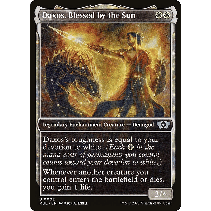 Daxos, Blessed by the Sun (Showcase) | Inglés | NM | MUL 1