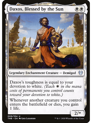 Daxos, Blessed by the Sun | Inglés | NM | THB