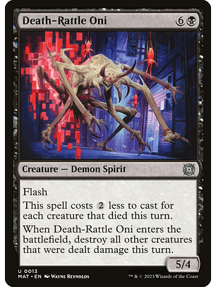 Death-Rattle Oni (foil) | Inglés | NM | MAT