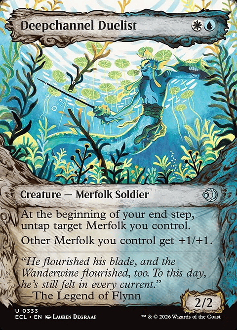 Deepchannel Duelist (Showcase foil) | Inglés | NM | ECL
