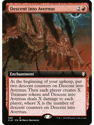 Descent into Avernus (Extended Art foil) | Inglés | NM | CLB