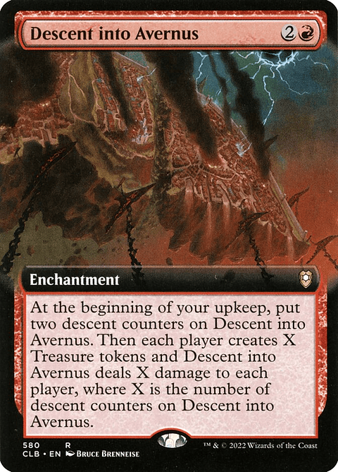 Descent into Avernus (Extended Art foil) | Inglés | NM | CLB
