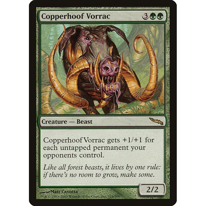 Copperhoof Vorrac | Inglés | HP | MRD 1
