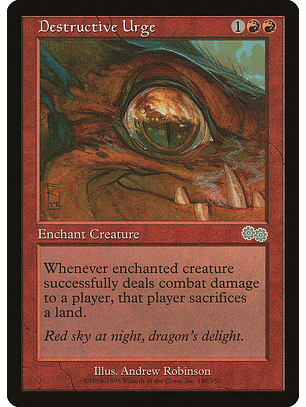 Destructive Urge (Retro Frame) | Inglés | HP | USG
