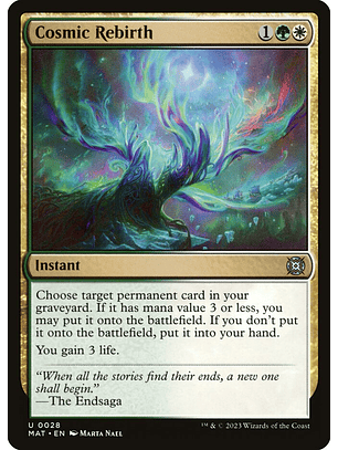 Cosmic Rebirth (foil) | Inglés | NM | MAT