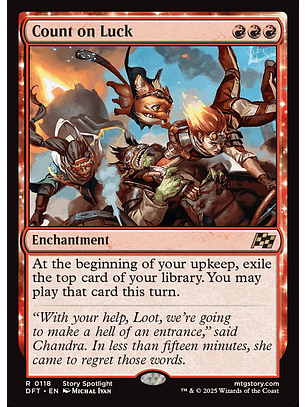 Count on Luck | Inglés | NM | DFT