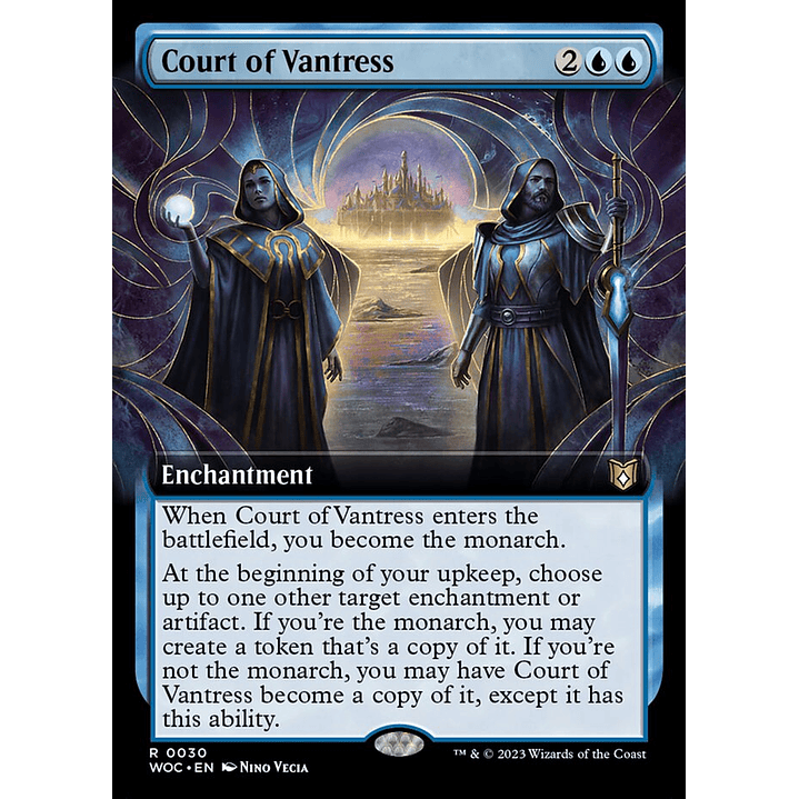 Court of Vantress (Extended Art) | Inglés | EX | WOC 1