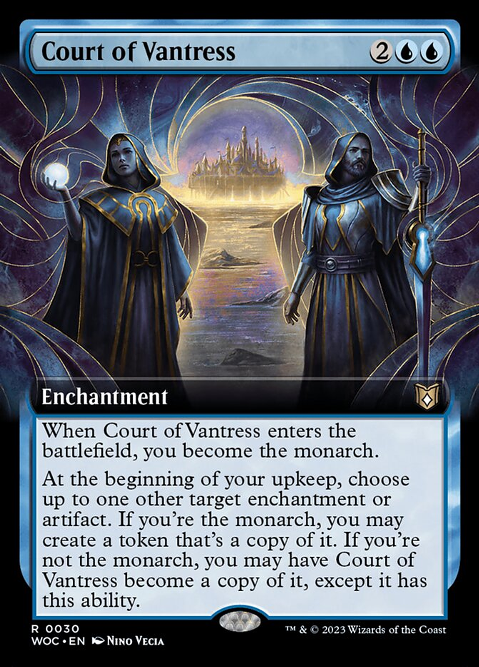 Court of Vantress (Extended Art) | Inglés | EX | WOC 1