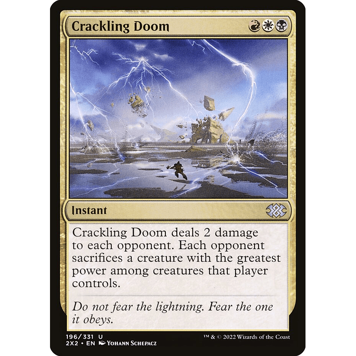 Crackling Doom (foil) | Inglés | NM | 2X2 1