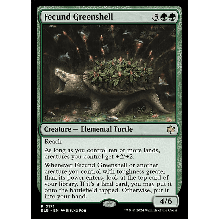 Fecund Greenshell | Inglés | NM | BLB 1