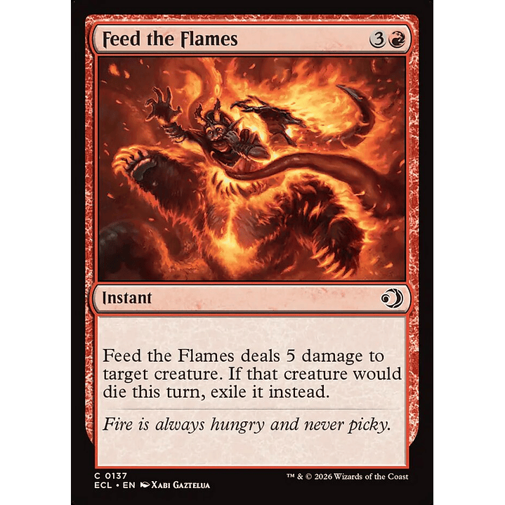 Feed the Flames (foil) | Inglés | NM | ECL 1
