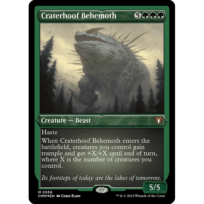 Craterhoof Behemoth (Etched) | Inglés | NM | CMM 1