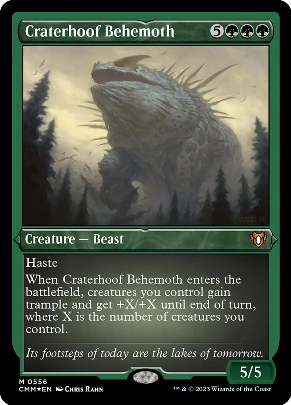 Craterhoof Behemoth (Etched) | Inglés | NM | CMM 1
