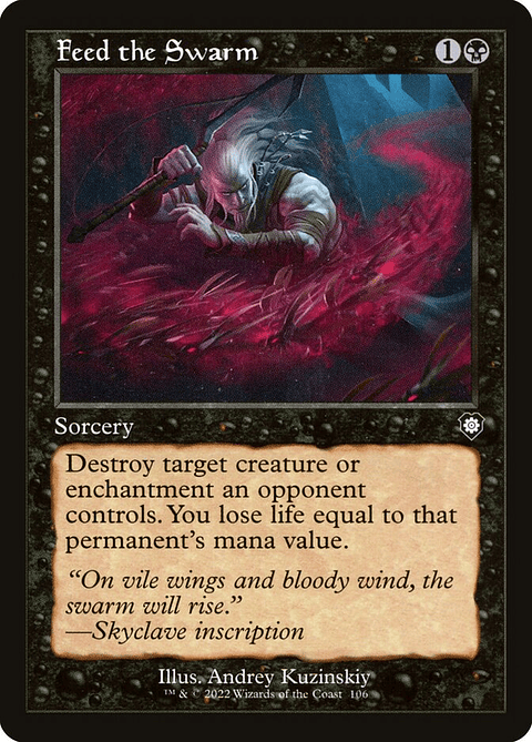 Feed the Swarm (Retro Frame) | Inglés | NM | BRC