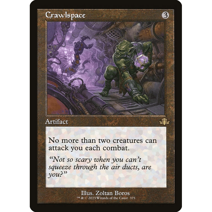 Crawlspace (Retro Frame) | Inglés | NM | DMR 1