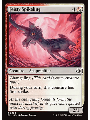 Feisty Spikeling (foil) | Inglés | NM | ECL
